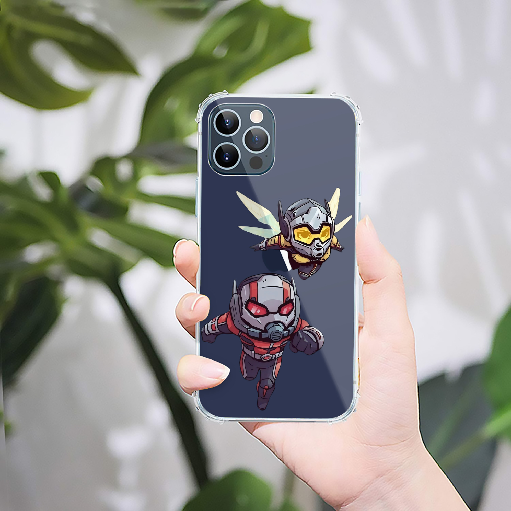 （画像用） アベンジャーズ The Avengers 【iPhone 12シリーズ対応】透明スマホケース（クリアソフトケース）